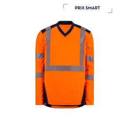 ORANGE FLUO / BLEU MARINE