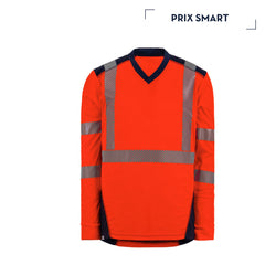 ROUGE FLUO / BLEU MARINE