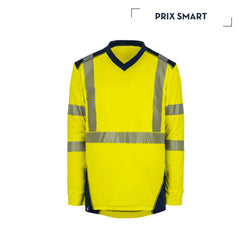 JAUNE FLUO / BLEU MARINE