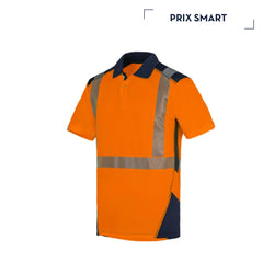 ORANGE FLUO / BLEU MARINE