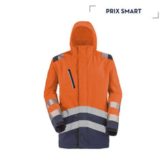 ORANGE FLUO / BLEU MARINE
