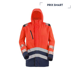 ROUGE FLUO / BLEU MARINE