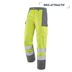 JAUNE FLUO / GRIS