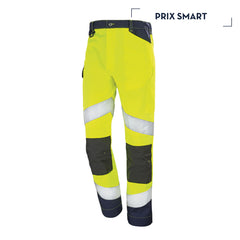 JAUNE FLUO / BLEU MARINE