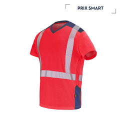 ROUGE FLUO / BLEU MARINE