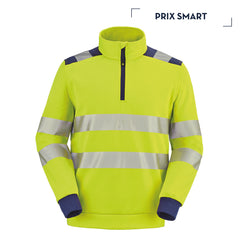 JAUNE FLUO / BLEU MARINE