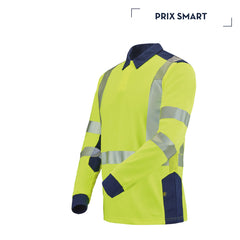 JAUNE FLUO / BLEU MARINE