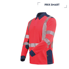 ROUGE FLUO / BLEU MARINE