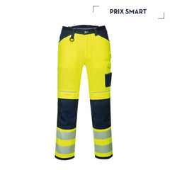 JAUNE FLUO / BLEU MARINE