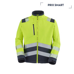 JAUNE FLUO / BLEU MARINE