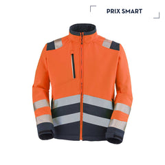 ORANGE FLUO / BLEU MARINE