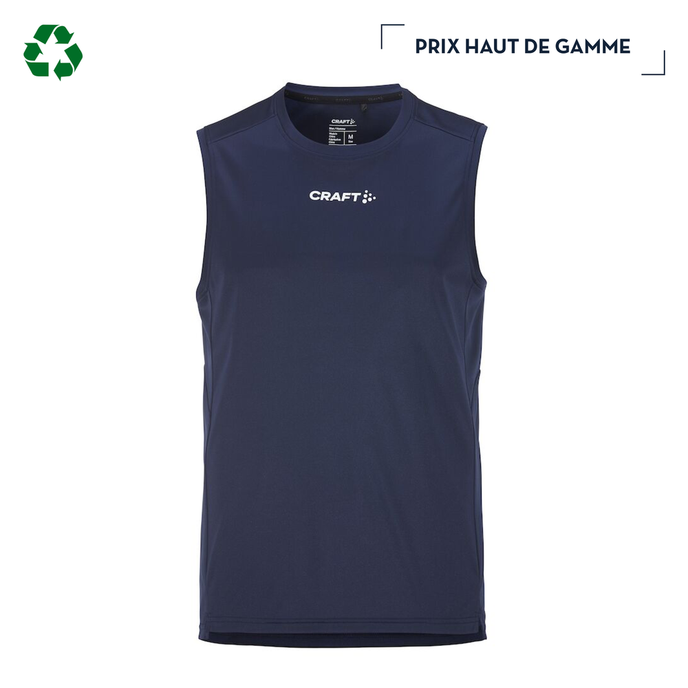 RUSH SS | 125G | DEBARDEUR POLYESTER RECYCLÉ