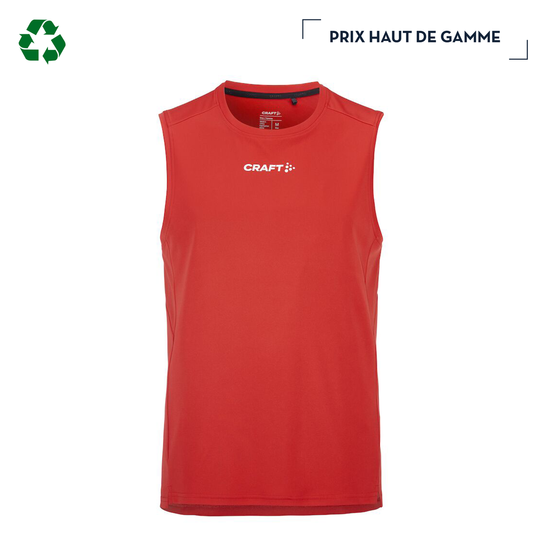 RUSH SS | 125G | DEBARDEUR POLYESTER RECYCLÉ