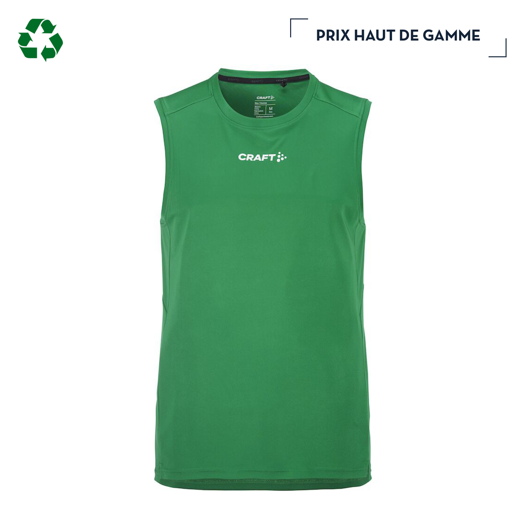 RUSH SS | 125G | DEBARDEUR POLYESTER RECYCLÉ