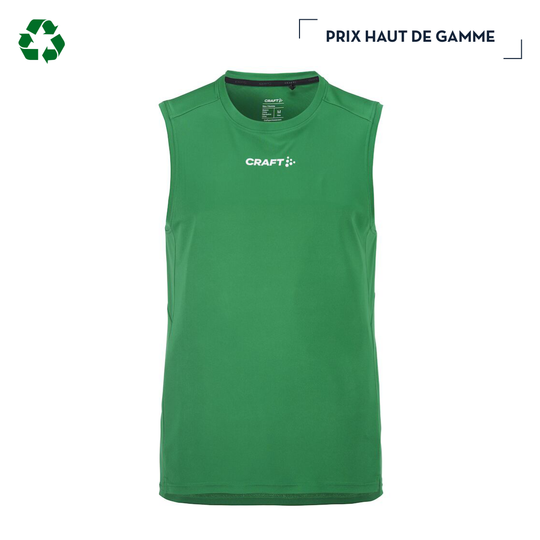 RUSH SS | 125G | DEBARDEUR POLYESTER RECYCLÉ