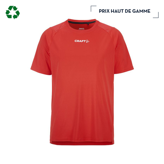 RUSH SS | 125G | T SHIRT DE SPORT POLYESTER RECYCLÉ