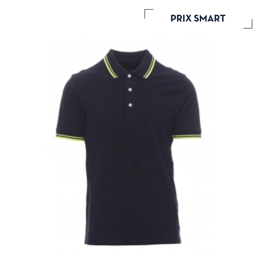 SKIPPER | 210G | POLO BORDURE COLORÉE PERSONNALISABLE