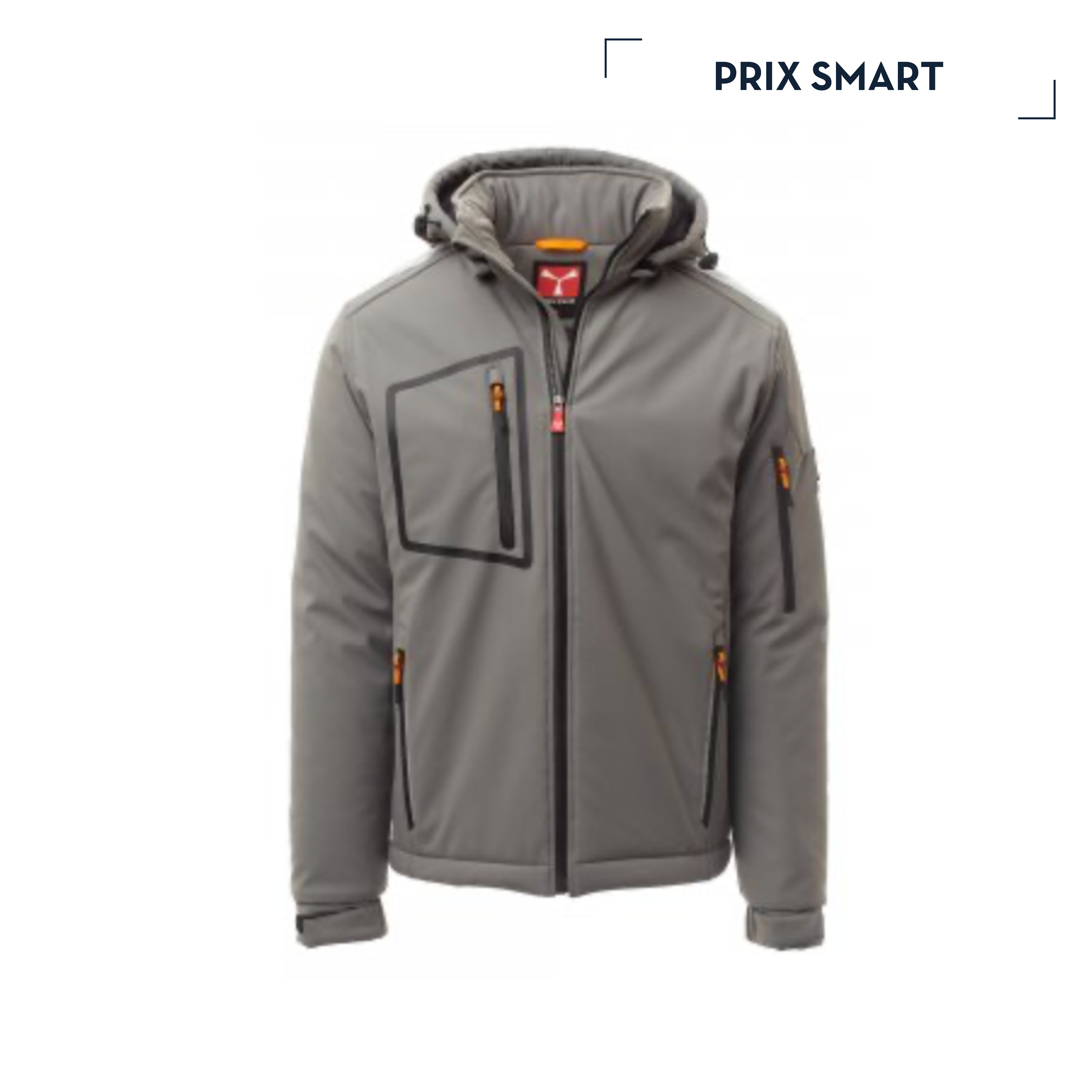 SACHA | 330G | SOFTSHELL ÉPAISSE À CAPUCHE